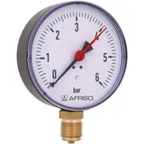 Afriso Manometer 0-6 bar senkrecht 100 mm Durchmesser
