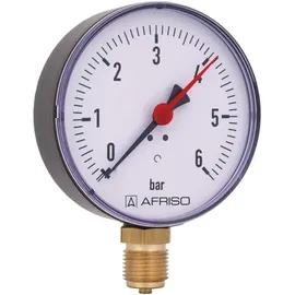 Afriso Manometer 0-6 bar senkrecht 100 mm Durchmesser