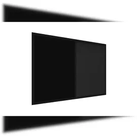 ALLboards Kombitafel magn.Kreidetafel + schwarz 90x60 cm, Schwarz