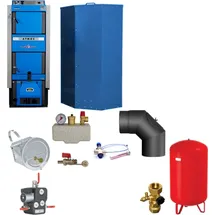 Atmos Kombikessel | DC25GSP | Pelletkessel/Holzvergaser | 25 kW | Set 1