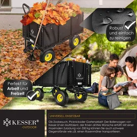 Kesser Bollerwagen 550kg schwarz