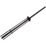 Mendler Sichtschutzzaunpfosten  schwarz WPC 2 St.