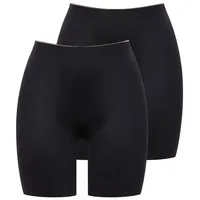 Conturelle 2er Pack Langbein Miederhose in schwarz schwarz |