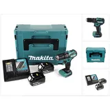 Makita DHP 483 RTJ Akku Schlagbohrschrauber 18V 40Nm im Makpac + 2x 5,0 Ah Akku + Ladegerät