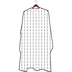 GØLD ́s Barber Umhang - White Pattern