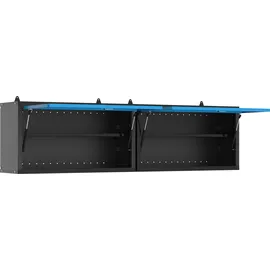 Güde Werkzeugschrank Stahl 171 x 46 x 31 cm schwarz/blau abschließbar