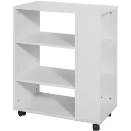 SoBuy FBT68 Rollcontainer 60x35x75 cm weiß