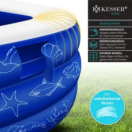 Kesser Aufblasbarer Pool 305 x 183 x 56 cm Blau