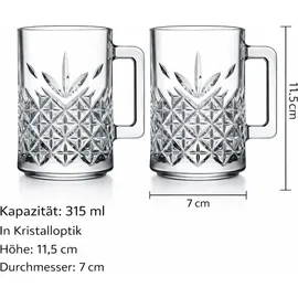 Pasabahce Timeless Teeglas 0,315 l 2 St.