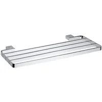Brillantbad BIA Handtuchablage Messing Chrom 500x20x205 mm für Bad