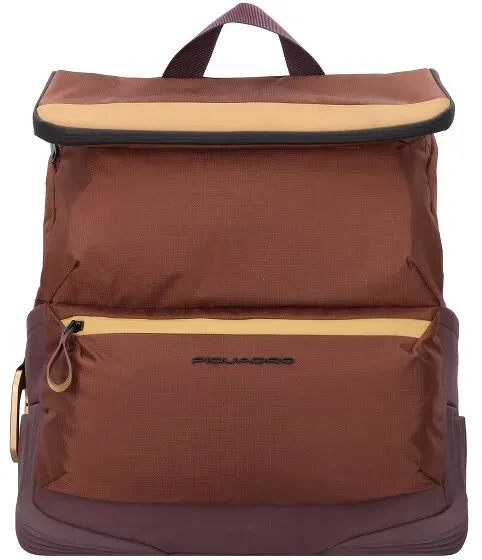 Piquadro Corner Rucksack 44 cm Laptopfach  braun