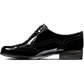 CLARKS Damen Hamble Oak Derby, Schwarz, 41.5 EU