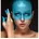 Kontaktlinsen Blaue Kontaktlinsen farbig Blue Galaxy Kontaktlinsen ohne Stärke für Kostüm-Partys