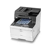 OKI MC563dn 4-in-1-Multifunktionsdrucker (Drucken, Scannen, Kopieren, Faxen, A4, 30 Seiten/Min., 1.200x1.200 dpi, LAN, WLAN optional, Duplexdruck, ADF, max. 60.000 Seiten/Monat)