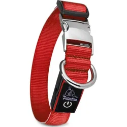 Petsation Leuchthalsband Hundehalsband rot S