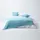 Homescapes Strickdecke 130 x 170 cm Hellblau