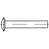 Industrial Quality Supplies DIN 662 Linsenniete Stahl 3 x