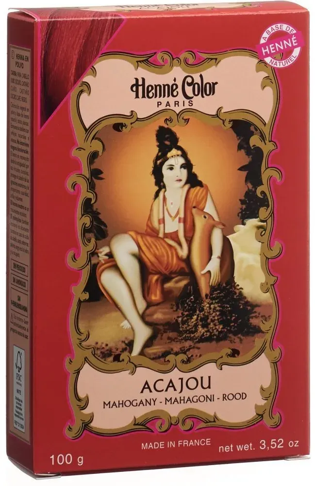 Henné Color - Acajou Hennapulver Mahagoni Pulver 100 g