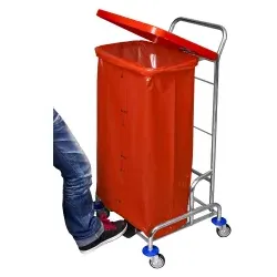 Floorstar SOLID Trennwagen, 1-fach 110-110-16-008-R , Deckelfarbe: rot, TWD 1 R