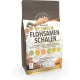 GOLDEN PEANUT Flohsamenschalen 500 g - 99% Reinheit, höchste Quellzahl, ballaststoffreich, vegan