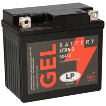 Landport Batterie 12V 5Ah für Motorrad Startbatterie MG LTX5-3