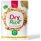 CleanFoods 21 Kalorien Getrockneter Konjak Reis 75g I Konjac Glucomannan l Vegan