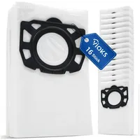 Kärcher, vioks Staubbeutel Set 16x wie Kärcher 2.863-006.0 für