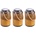 Nowa Gartenlampe Solar Laterne Boho Deko Solarlaternen für Garten Außenlampe hängend stehend led DxH 12 x 3er Set