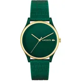 Lacoste Analog Quarzuhr für Damen Kollektion Crocodelle mit Silikonarmband