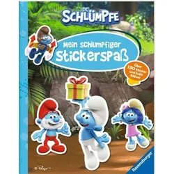 RAVENSBURGER 49724 Die Schlümpfe: Schlumpfiger Stickerspaß