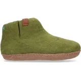 Tofvel Mula Wollfilz-Pantoffel Olive Green Größe 48 - Grün - 48