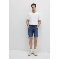 Mavi Röhrenjeans "TIM", Herren, Gr. 32, dunkelblau sporty, 99% Baumwolle, 1% Elastan, normal kurz, Jeans, Denim Shorts