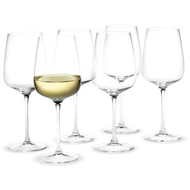HOLMEGAARD Bouquet Weißweinglas - 6er-Set - klar - 6er-Set: 410 ml - Ø 8,5 cm - Höhe: 21,5 cm