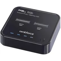 Renkforce RF-TPCD-300 1fach Festplatten-Kopierstation M.2 PCIe NVMe, USB-C®
