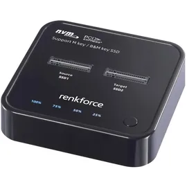 Renkforce RF-TPCD-300 1fach Festplatten-Kopierstation M.2 PCIe NVMe, USB-C®