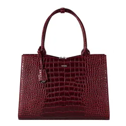 SOCHA  Crocodile Business-Handtasche 44 cm - Rot