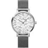 Orphelia Damen Analog Quarz Uhr mit Edelstahl Armband OR12803, Silber