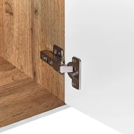 Beliani Sideboard mit 2 Türen Schreibtisch Goran Weiß