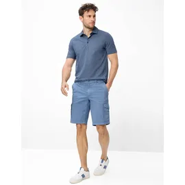 Brax Bermudas "Style BRAZIL", Herren, Gr. 42, Normalgrößen, blau, Web, 98% Baumwolle, 2% Elasthan, Hosen Bermudas