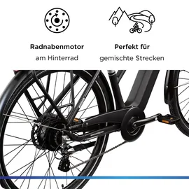 Zündapp Z810 28 Zoll RH 50 cm Damen schwarz/grau