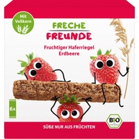 Erdbär Freche Freunde Freche Freunde Bio Fruchtiger Haferriegel Erdbeere, 6x30g