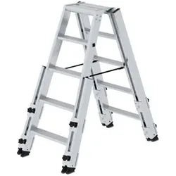 Stufen-Stehleiter treppengängig 2x5 Stufen