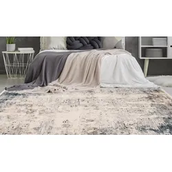 Teppich ARTE ESPINA "Palace 100", bunt (multi, blau), B:200cm H:13mm L:290cm, Polypropylen, Teppiche, Soft Touch, Vintage-Design, dezente Farben