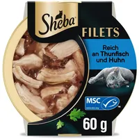 Sheba Filets Huhn mit Thunfisch 16 x 60 g