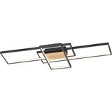 Trio Leuchten LED Deckenleuchte Tucson 672610332, Metall Schwarz