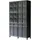 Tikamoon Buffet Geschirrschrank aus Mahagoni 120 cm hoch schwarz