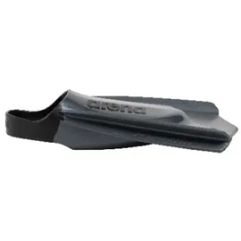 Arena Powerfin Pro II Schwimmbad-Trainingsflossen, Schwimmflossen für Erwachsene, Flossen aus 100% Silikon, Komfortable Kurzflossen für das Schwimmbad, Schwarz, 44-45