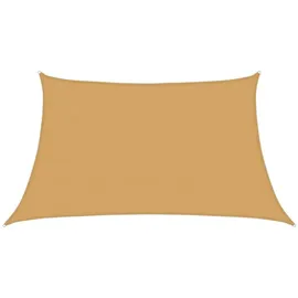 vidaXL Sonnensegel 160 g/m2 Trapez Hellgrau 3/4x2 m Hdpe vidaXL