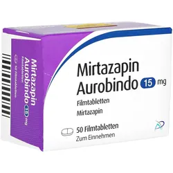 MIRTAZAPIN Aurobindo 15 mg Filmtabletten 50 St