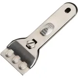 KitchenCraft Cerankochfeld-Schaber Edelstahl 28 x 28 x 3 cm